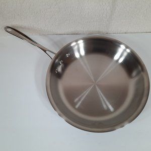 CALPHALON #1390 10" Inch Stainless Steel Fry Pan Skillet With Stainless Handle